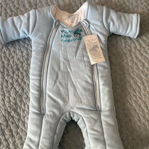 Baby Merlin's Magic Sleepsuit - Light Blue